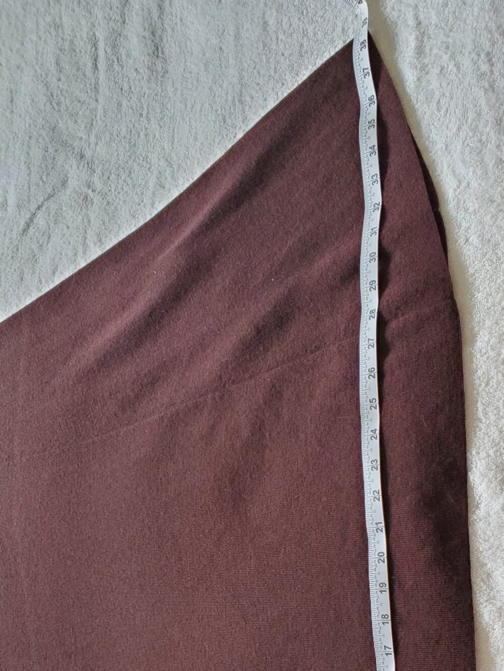 Eileen Fisher heavy weight dark brown wool ponte knit women’s midi skirt sz 1x - Picture 5 of 7
